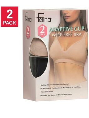 Felina Wire Free Bra 2-Pack
